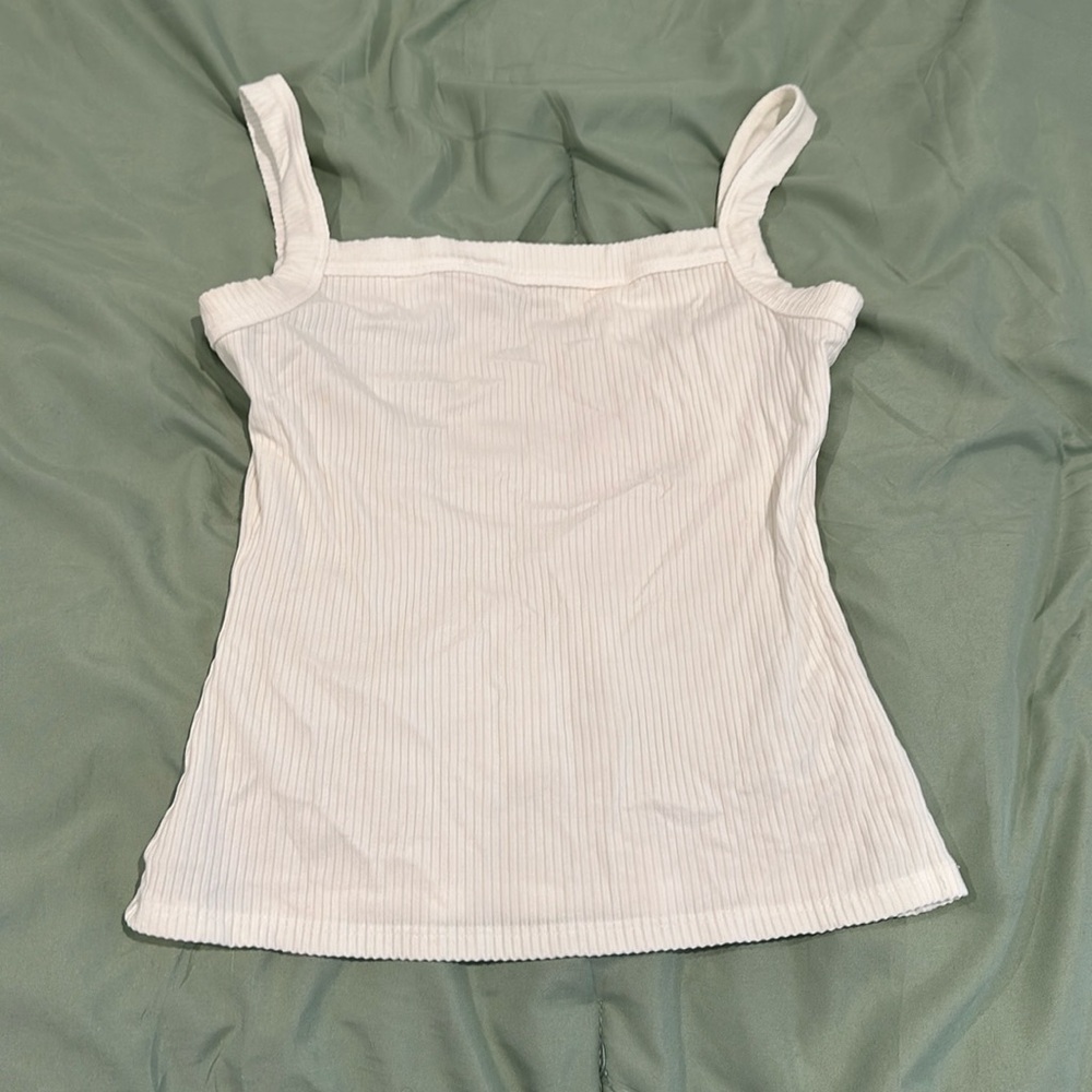 Reformation white tank top